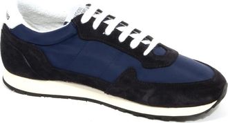 National Standard National Standard, Schoenen, Heren, Blauw, 40 EU, Suède, Navy White Suède/Stoffen Schoenen