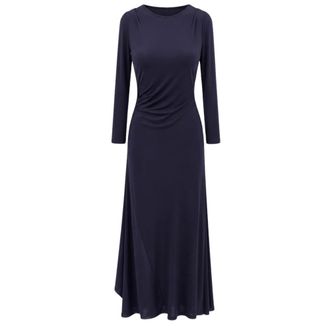 Liviana Conti Midi Jurk - Dames - Jurken - Blauw - Maat: L