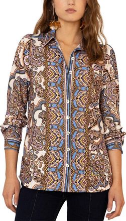 Hale Bob Hale Bob Brynleigh Long Sleeve Woven Blouse