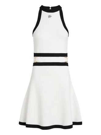 Karl Lagerfeld sleeveless dress - women - Viscose/Nylon - S - White