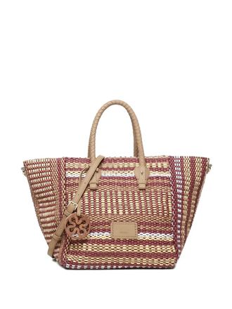 V° 73 Stefanie woven tote bag - Red