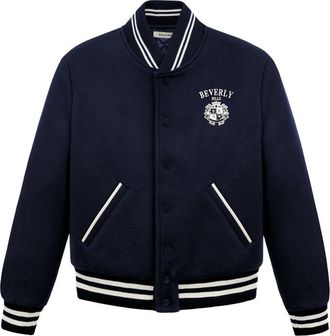 Sporty & Rich Striped Embroidered Jacket