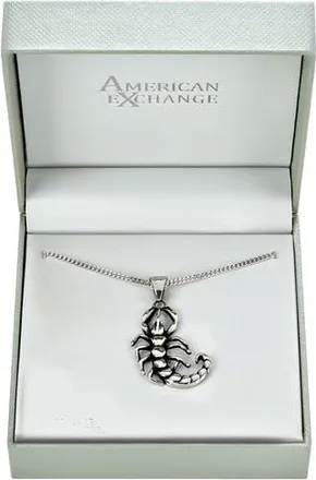 American Exchange Mens Scorpion Pendant Necklace in Silver at Nordstrom Rack