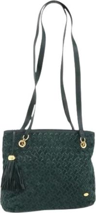 Bally Pre-owned Shoulder Bags, female, Green, Size: ONE SIZE Pre-owned Shoulder Bag