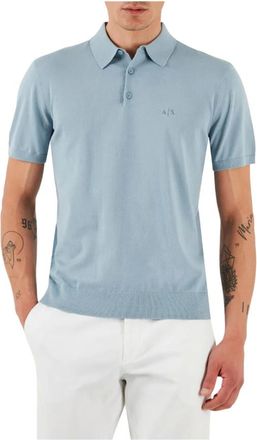 A|X Armani Exchange Hombre, Camisetas, Azul, Talla: S