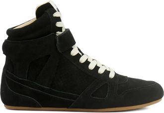 Isabel Marant Senny high-top leren sneakers - Zwart