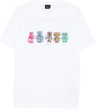 Paul Smith T-shirt con stampa - Bianco