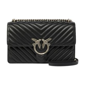 Pinko Classic Chevron - - Bags - Donna - Nero - ONE SIZE