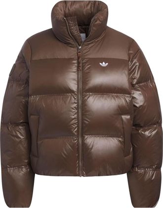 adidas (WMNS) adidas originals Short Down Puffer Jacket Brown IK2797