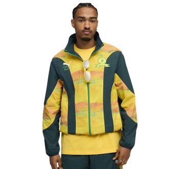 Puma Mamelodi Sundowns FC-anorak voor heren (standaardmodel) (Groen)
