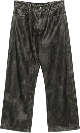 Palm Angels Curved Logo Coated Trousers