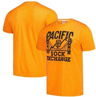 Homage Mens Homage Orange San Francisco Giants Doodle Collection Pacific Sock Exchange Tri-Blend T-Shirt at Nordstrom, Size Medium