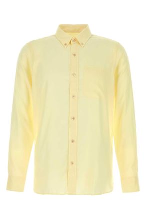 Tom Ford Yellow Lyocell Shirt