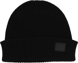 Paul Smith Black Cashmere-Merino Blend Hat