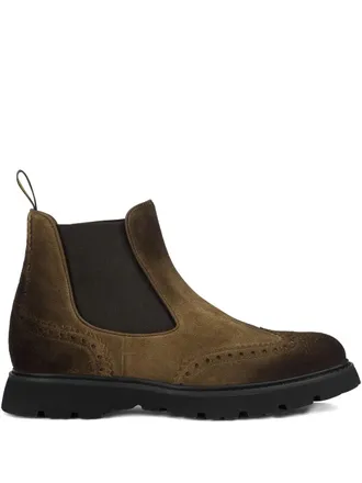 Doucal's Stivali Chelsea in pelle scamosciata - Marrone