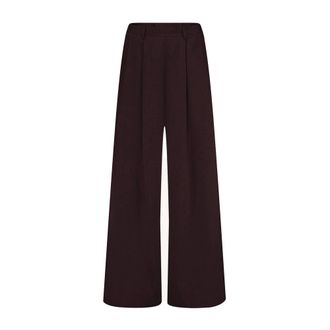 By-Bar Amsterdam Sef Broek - Dames - Broeken - Paars - Maat: XL Viscose