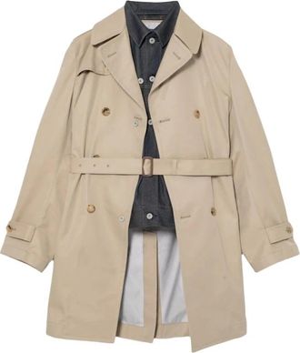 Junya Watanabe Trenchcoat - Heren - Trenchcoats - Beige - L - Jassen