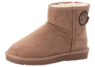 O'Neill Schlupfboots ONEILL BESIANA WOMEN MID, Damen, Gr. 36, grau (warm taupe), Synthetik, Schuhe Schlupfboots, Winterboots, Snowboots, Winterschuhe
