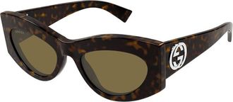 Gucci Ladies Black Cat Eye Sunglasses GG1843S 002