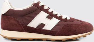 Hogan Sneakers H727 in pelle scamosciata e nylon con monogramma e suola dentellata
