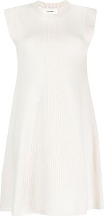 Lisa Yang Naomi knitted cashmere minidress - women - Cashmere - 1 - White