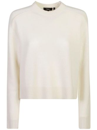 Theory Maglione crop - Bianco