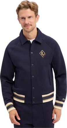 Lacoste Giacca Varsity Badge - - Jackets - Uomo - Blu - L
