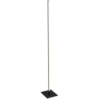 Searchlight Piantana Moderna Tribeca Acciaio Bianco Policarbonato Nero Led 17,7W Cct