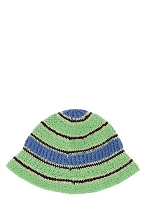 Stella McCartney Womens Embroidered Crochet Hat 3000 Exterior: Cotton Cappelli E Fasce Per Capelli