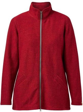 Ivanhoe of Sweden Brodal Long Classic Wolljacke f&uuml;r Damen | rot