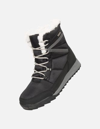 Mountain Warehouse Womens Mountain Warehouse Womens/Ladies Leisure II Snow Boots - Black - Size: 4
