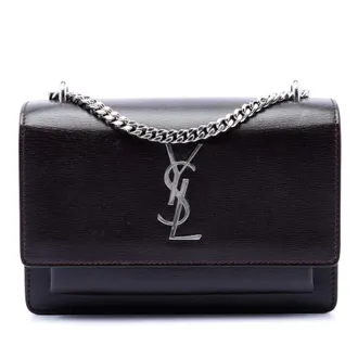 Saint Laurent Pre-owned Saint Laurent Small Calfskin Monogram Sunset Crossbody Ladies 817G92HMC9EFPL3B