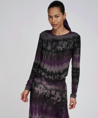 Rabens Saloner Arizona Long Sleeve Tee In Multi