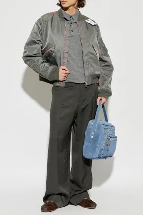 Acne Studios Wide-leg Trousers, Mens, Grey