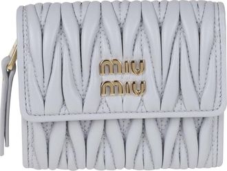Miu Miu Wallets Cardholders - Dames - Portefeuilles - Grijs - ONE Size - Accessoires
