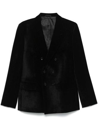 Reveres 1949 Blazer in velluto - Nero