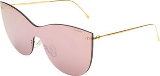 Illesteva Womens Boca Mask Sunglasses In Bright Rose