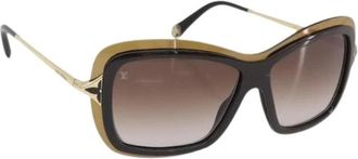 Louis Vuitton Pre-owned Zonnebrillen - Dames - Vintage Accessoires - Bruin - ONE Size - Vintage