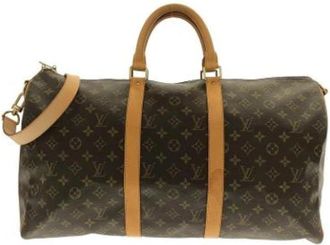 Louis Vuitton Pre-owned Boston Bag - Dames - Vintage Weekendtas - Bruin - ONE Size - Vintage