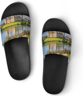 Generic Sheep Hever Castle Unisex Beach Slippers & Pool Slides Anti-Slip House Shoes for Home Outdoor