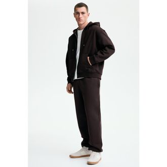 H&M Relaxed Fit Sweatpants in Dark Brown at Nordstrom, Size Xx-Large