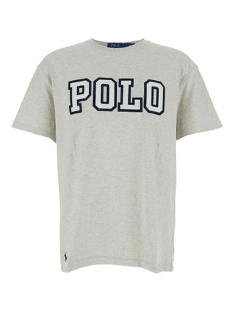 Polo Ralph Lauren logo-appliqué T-shirt - Grey