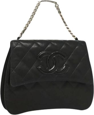 Chanel Pre-owned Handbags, female, Black, Size: ONE SIZE Pre-owned Vintage Hand Bag