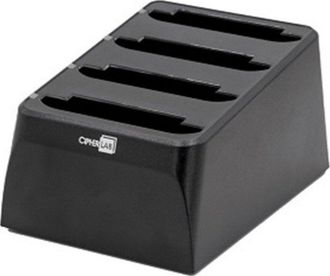 Generico Cipherlab Cargador De Bater&iacute;a De 4 Ranuras Para Rs35 Rs36 4000mah 6000mah Negro