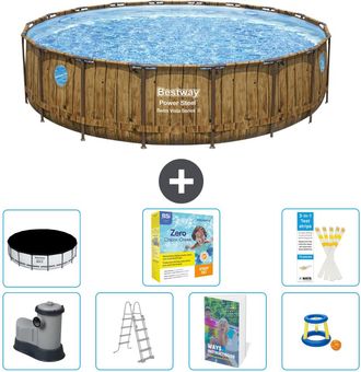 Bestway Piscina Bestway Power Steel Redonda - 549x122 Cm - 8-piezas S529