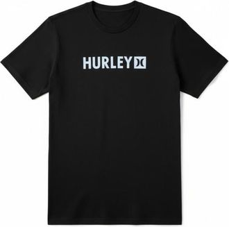 Hurley Tee S/S Printing Press The Box T-Shirt f&uuml;r Herren | schwarz
