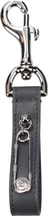 Versace Schl&uuml;sselanh&auml;nger Damen Graues Leder