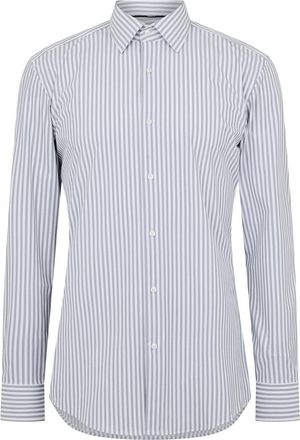 HUGO BOSS Mens P Hank Kent C1 222 10265100 01 Oxford Shirt in Grey - Size 15.75 inch