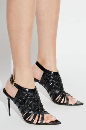Balmain Heeled Sandals, Womens, Black