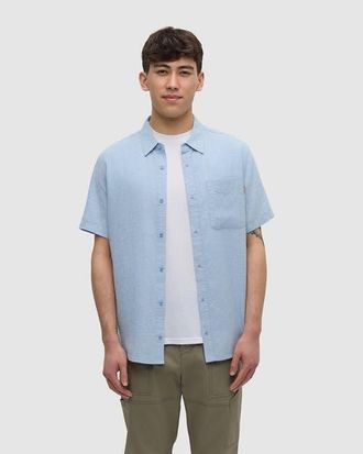 tentree Dundas Shirt in Lakeside Blue at Nordstrom, Size Xx-Large